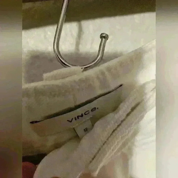 NWT VINCE Cotton, Lyocell and linen-blend straight-leg pants - Picture 6 of 7